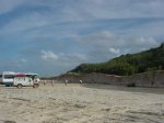 Click to enlarge Great Sandy National Park - Fraser Island, Queensland, Australia. This is road, parking lot, and a beach!