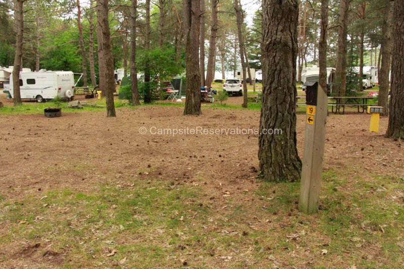 Photo of Campsite 19 in Rock Lake Provincial Park Campground at Rock