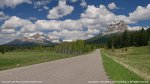 Chinook Lake Provincial Recreation Area, Alberta, Canada. Allison Road takes you to Chinook Lake