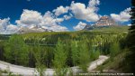 Chinook Lake Provincial Recreation Area, Alberta, Canada. View of Chinook Lake from Upper East Loop