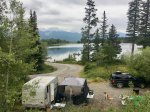 Click to enlarge Beaver Mines Lake Provincial Recreation Area, Alberta, Canada. Beaver Mines Lake has wonderful views of the lake from the campsites. They are a bit windy, but they have a second campsite that is snuggled in the forest just a small hop away from the lake.