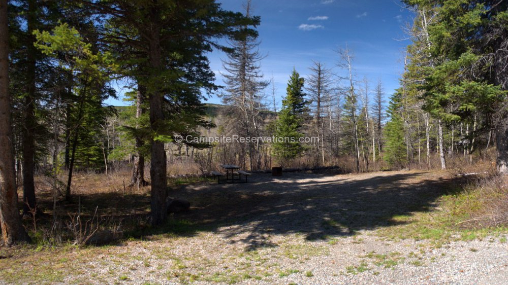 Photo of Campsite 04 in Beaver Mines Lake Provincial Recreation Area