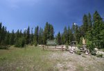 Click to enlarge Racehorse Creek Provincial Recreation Area, Alberta, Canada. The entrance to Racehorse Creek Provincial Recreation Area