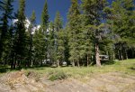 Livingstone Falls Provincial Recreation Area, Alberta, Canada. A number of campsites are located just above the falls area.