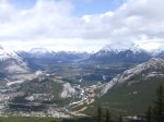 Click to enlarge Banff National Park, Alberta, Canada. Banff from the Mountain top