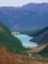 Click to enlarge Banff National Park, Alberta, Canada. Lake Louise from the 6 Glacier Tea House Hike in the Fall