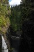 Elk Falls Provincial Park, British Columbia, Canada. Elk Falls Suspension Bridge