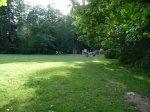 Elk Falls Provincial Park, British Columbia, Canada. Playground and field area.
