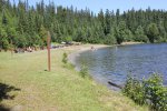 Click to enlarge Purden Lake Provincial Park, British Columbia, Canada. Beach area. Lots of room, don