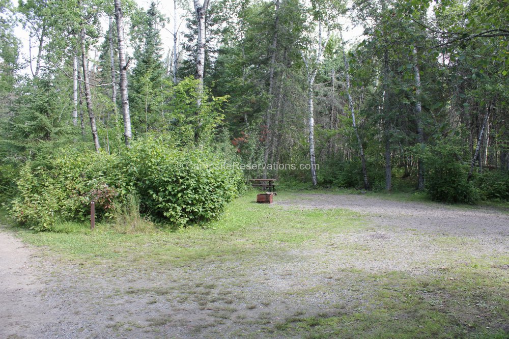 Campsite 17 in Falcon Lake Lakeshore Campground Bay 5 Loop at