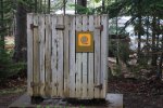 Click to enlarge Fundy National Park, New Brunswick, Canada. Fire hose stations around camping areas.