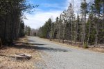 Click to enlarge Mira River Provincial Park, Nova Scotia, Canada. Campground road to back loops