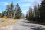 Click to enlarge Mira River Provincial Park, Nova Scotia, Canada. Road to site 150-171
