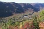 Click to enlarge Cape Breton Highlands National Park, Nova Scotia, Canada. View from halfway up Franey Trail