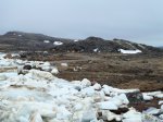 Click to enlarge Sylvia Grinnell Territorial Park, Nunavut, Canada. Photos taken June 23 and 24 - pack ice still in river - all campsites accessible on foot - good road in - parking close by with well-equipped lavatories. great hiking. Campsites have good picnic tables, firepits and animal protected garbage bins. River is used for swimming in warmer months - strong current in June!