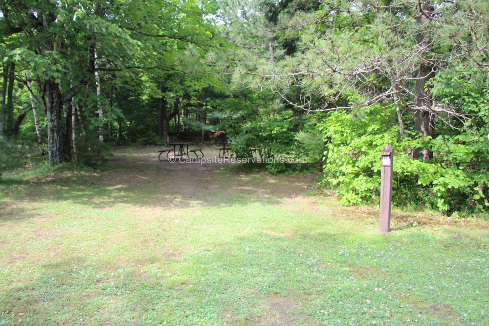 Campsite 02 in Kiosk Campground at Algonquin Provincial Park, Ontario