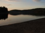 Click to enlarge Arrowhead Provincial Park, Ontario, Canada. Arrowhead Lake at dusk