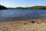 Arrowhead Lake, beach near the kayak rentals