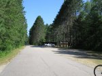 Driftwood Provincial Park, Ontario, Canada. Approaching park office