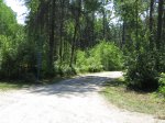 Driftwood Provincial Park, Ontario, Canada. Road entering park