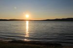 Driftwood Provincial Park, Ontario, Canada. Sunset over Ottawa River