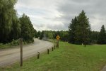 Earl Rowe Provincial Park, Ontario, Canada. Small lake with swimming area.  When beach closed due to high bacteria levels there is still the park pool.