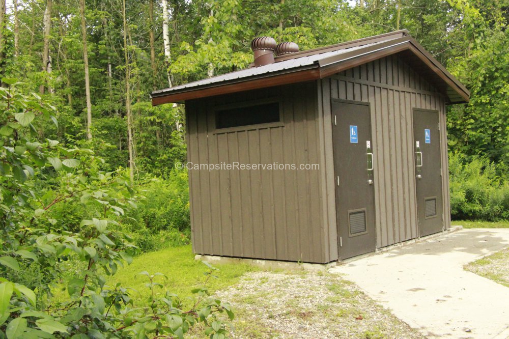Salmon Run Campground at Earl Rowe Provincial Park, Ontario, Canada