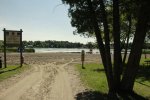 Emily Provincial Park, Ontario, Canada. Day use beach area.