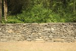 Ferris Provincial Park, Ontario, Canada. The stone walls within the park are being restored.