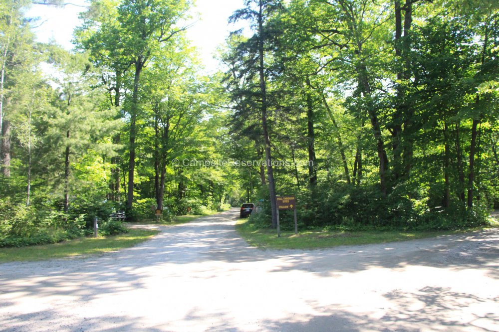 Poplar Campground at Grundy Lake Provincial Park, Ontario, Canada