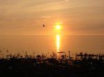 Click to enlarge Inverhuron Provincial Park, Ontario, Canada. Sunset at beach directly behind Lime Kiln campground