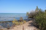 Click to enlarge Inverhuron Provincial Park, Ontario, Canada. High water levels in 2019