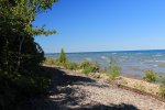 Click to enlarge Inverhuron Provincial Park, Ontario, Canada. Water edge by campsites