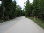 Click to enlarge Inverhuron Provincial Park, Ontario, Canada. camp area entrance