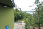 Killbear Provincial Park, Ontario, Canada. Outdoor area at visitor centre
