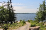 Killbear Provincial Park, Ontario, Canada. Outdoor area at visitor centre