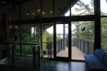 Killbear Provincial Park, Ontario, Canada. Outdoor viewing area at visitor centre