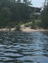 Killbear Provincial Park, Ontario, Canada. Visitor center from the water