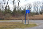 Click to enlarge Water filling station separate from dump station on way into camping area.
