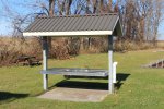 Click to enlarge fish cleaning station at boat launch