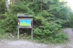 MacGregor Point Provincial Park, Ontario, Canada. This trail follows the shore line down the length of the park.
