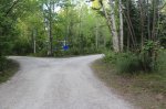 MacGregor Point Provincial Park, Ontario, Canada. Camp area roads