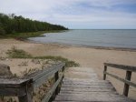 MacGregor Point Provincial Park, Ontario, Canada. Camper