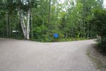 MacGregor Point Provincial Park, Ontario, Canada. Campground road