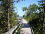 Click to enlarge MacGregor Point Provincial Park, Ontario, Canada. Huron Fringe Trail boardwalk