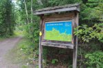 MacGregor Point Provincial Park, Ontario, Canada. Old Shore Road Trail great for biking