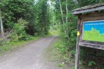 MacGregor Point Provincial Park, Ontario, Canada. Old shore trail