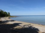 MacGregor Point Provincial Park, Ontario, Canada. One of the rocky beaches off the Old Farm Trail