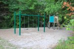 MacGregor Point Provincial Park, Ontario, Canada. Playground in campground