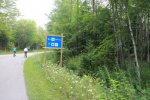 MacGregor Point Provincial Park, Ontario, Canada. Signs along park roads